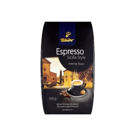 Tchibo Espresso Sicilia style čerstvá celá kávová zrna 500g