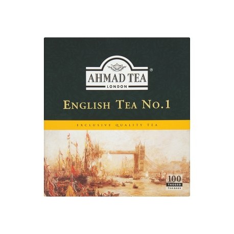 Ahmad Tea English tea no. 1 černý aromatizovaný čaj 100 sáčků 200g  