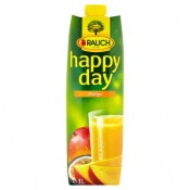  Rauch Happy Day Mangový nápoj vyrobený z mangového pyré/koncentrátu maracujové šťávy 1l