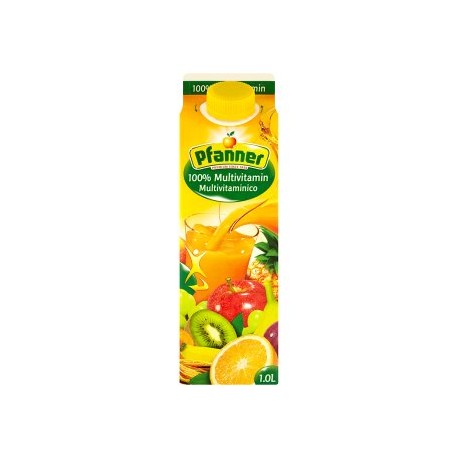  Pfanner 100% multivitaminová ovocná šťáva z několika druhů ovoce 1l