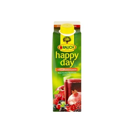  Rauch Happy Day 100% Multivitamínová šťáva z vícedruhového ovocného koncentrátu s 8 vitamíny 2l