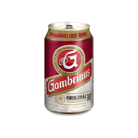 Gambrinus Originál 10° pivo výčepní světlé 330ml