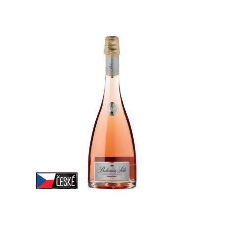 Bohemia Sekt Prestige Rose brut jakostní šumivé víno růžové 0,75l