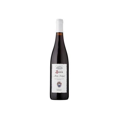 Sovín Modrý Portugal moravské zemské víno červené suché 0,75l