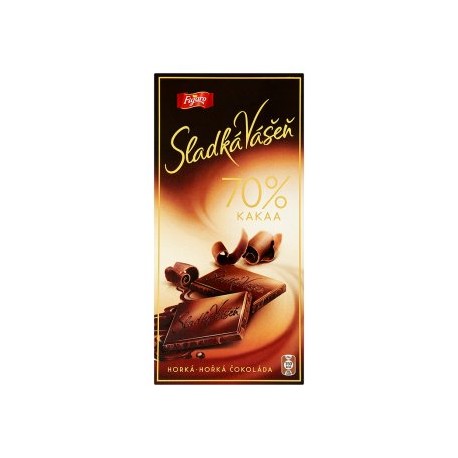 Figaro Sladká Vášeň 70% kakaa hořká čokoláda 100g
