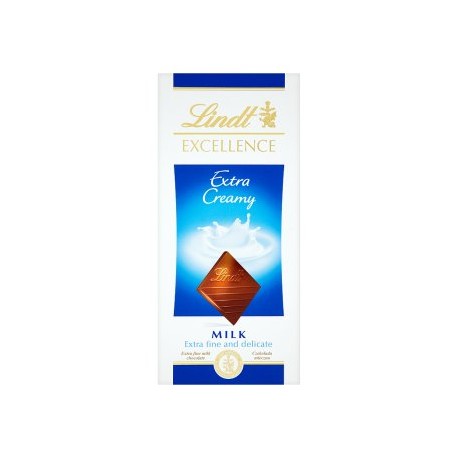 Lindt Excellence Extra smetanová mléčná čokoláda 100g