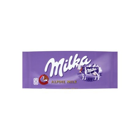 Milka Mléčná čokoláda z alpského mléka 100g