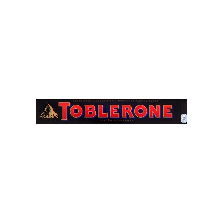Toblerone Švýcarská hořká čokoláda s medovo-mandlovým nugátem 100g