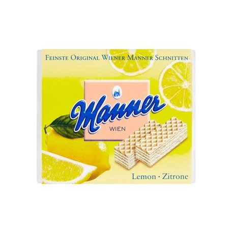 Manner Wien Křupavé oplatky s krémovou citrónovou náplní 75g