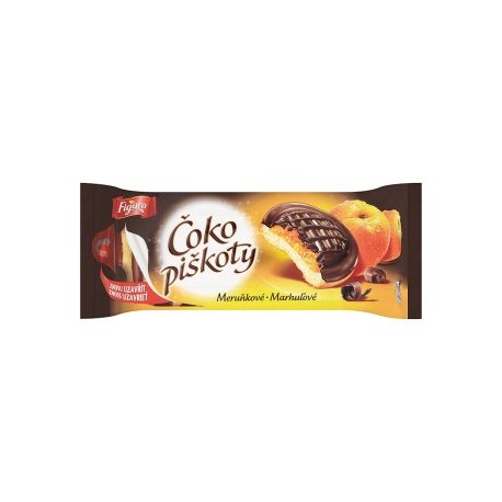 Figaro Čoko Piškoty Meruňkové 147g