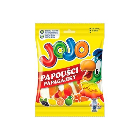 JOJO Papoušci 80g