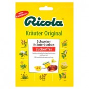 Ricola Kräuter Originální bylinné bonbóny bez cukru 75g
