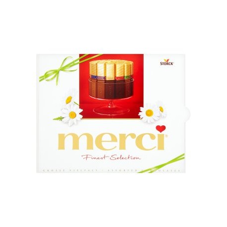 Merci 8 druhů vybraných čokoládových specialit 250g