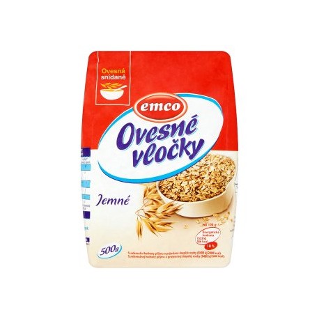 Emco Ovesné vločky jemné 500g