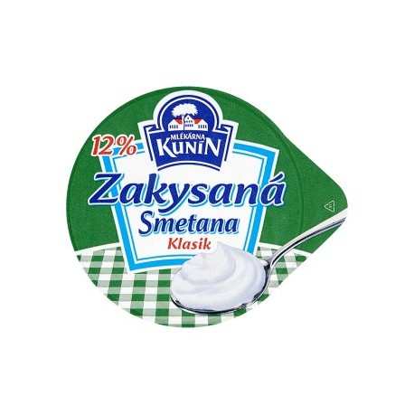 Mlékárna Kunín Zakysaná smetana klasik 12% 190g