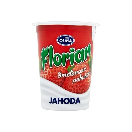 Olma Florian Smetanové pokušení jogurt jahoda 150g