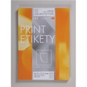 Samolepicí snímatelné etikety SK Label - bílé, 48,5 x 25,4 mm, 4 000 ks