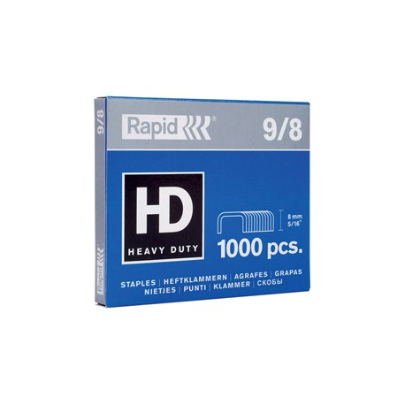 Drátky do sešívaček Rapid Super Strong 9/8, 1000 ks