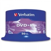 Disky DVD+R Verbatim - cake box, 50 ks