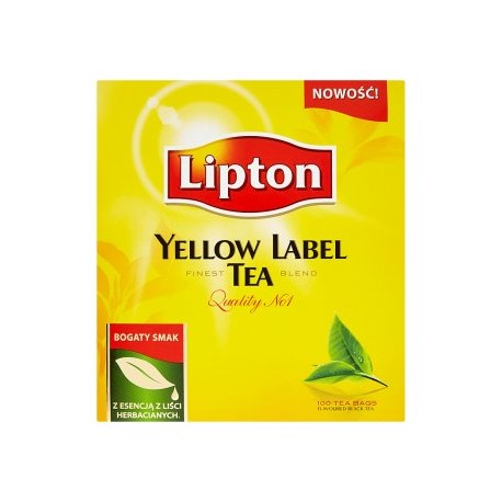 Lipton Yellow label černý čaj 100 sáčků 200g