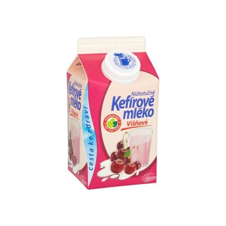 Mlékárna Valašské Meziříčí Nízkotučné kefírové mléko višňové 450g