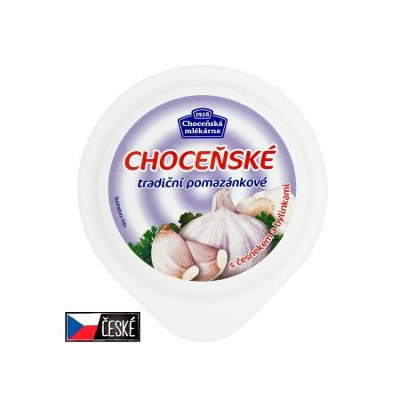 Choceňská Mlékárna Choceňské tradiční pomazánkové s česnekem a bylinkami 150g