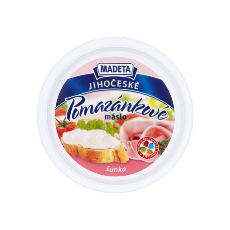 Madeta Jihočeské Pomazánkové máslo s příchutí šunky 150g