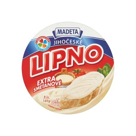 Madeta Jihočeské Lipno extra smetanový tavený sýr 140g