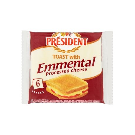 Président Tavený plátkový sýr s ementálem 120g