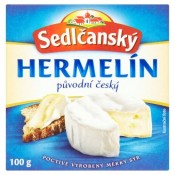 Sedlčanský Hermelín původní český zrající sýr s bílou plísní na povrchu 100g
