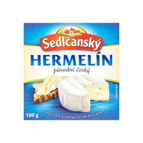 Sedlčanský Hermelín původní český zrající sýr s bílou plísní na povrchu 100g