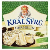 Král Sýrů Hermelín se zeleným pepřem 120g