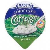 Madeta Jihočeský Cottage čerstvý sýr ve smetaně pažitka 150g