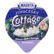Madeta Jihočeský Cottage ovocný sladký cottage borůvka 150g