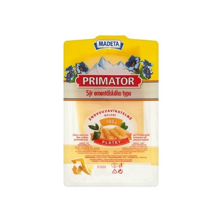 Madeta Primator Sýr ementálského typu 100g