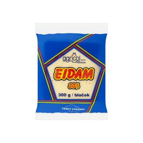 Agricol Eidam 30% polotvrdý sýr bloček 300g