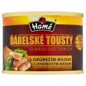 Hamé Ďábelské tousty s drůbežím masem směs na topinky 180g