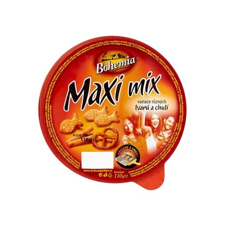 Bohemia Maxi mix směs slaného trvanlivého pečiva 110g