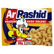 ArRashid Pražené kešu solené 60g