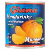 Giana Mandarinky v mírně sladkém nálevu 312g