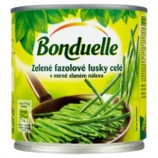 Bonduelle Zelené fazolové lusky celé v mírně slaném nálevu 400g