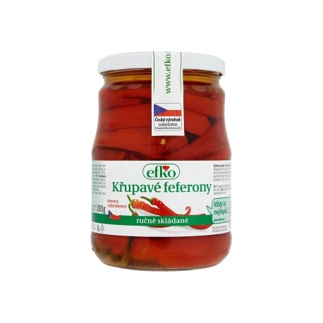 efko Křupavé feferony 600g
