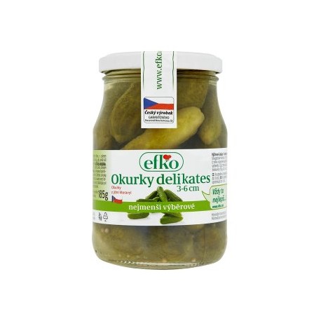 efko Okurky delikates 3-6 cm 330g