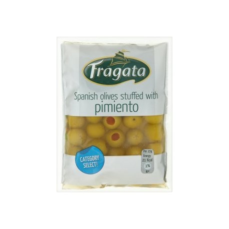 Fragata Manzanilla zelené olivy plněné paprikovou pastou 200g