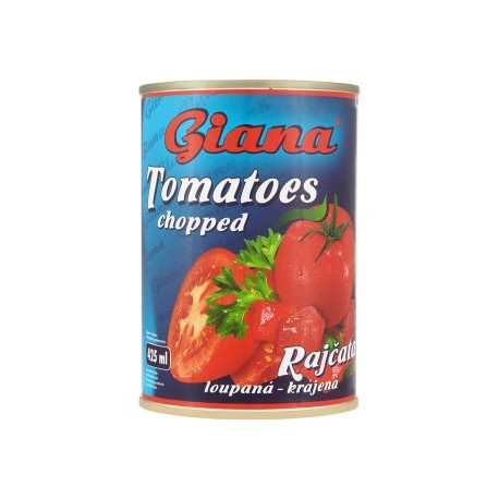 Giana Rajčata loupaná krájená 400g