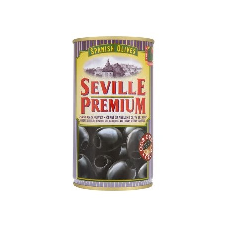 Seville Premium Černé španělské olivy bez pecky 350g