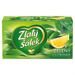  Zlatý Šálek Zelený čaj s citronem aromatizovaný 20 x 1,5g