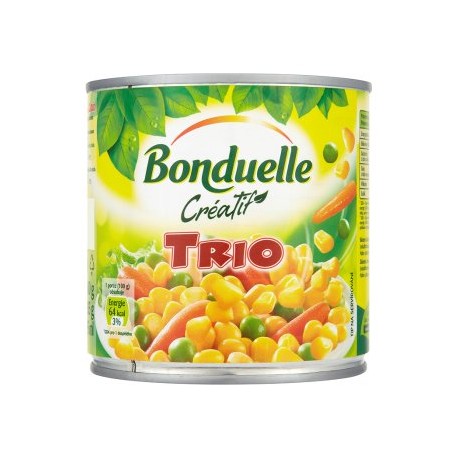 Bonduelle Créatif Trio zeleninová směs v mírně slaném nálevu 400g