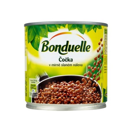 Bonduelle Čočka v mírně slaném nálevu 400g