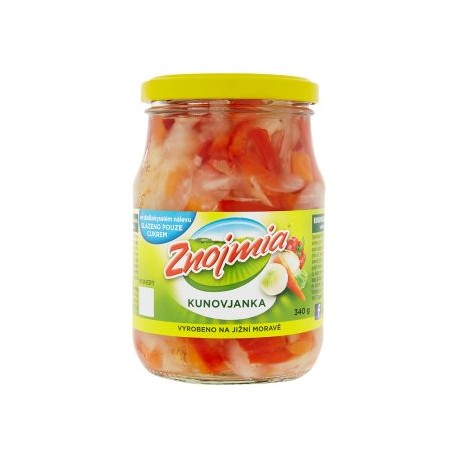 Znojmia Kunovjanka sterilovaná zeleninová směs v kořeněném sladkokyselém nálevu 340g